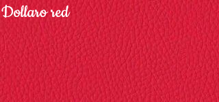 Цвет экокожи Dollaro Red для медицинского дивана для ожидания со спинкой Д06 Инмедикс, 3-х местного